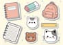 create cute kawaii chibi stickers, doodles, and custom illustrations